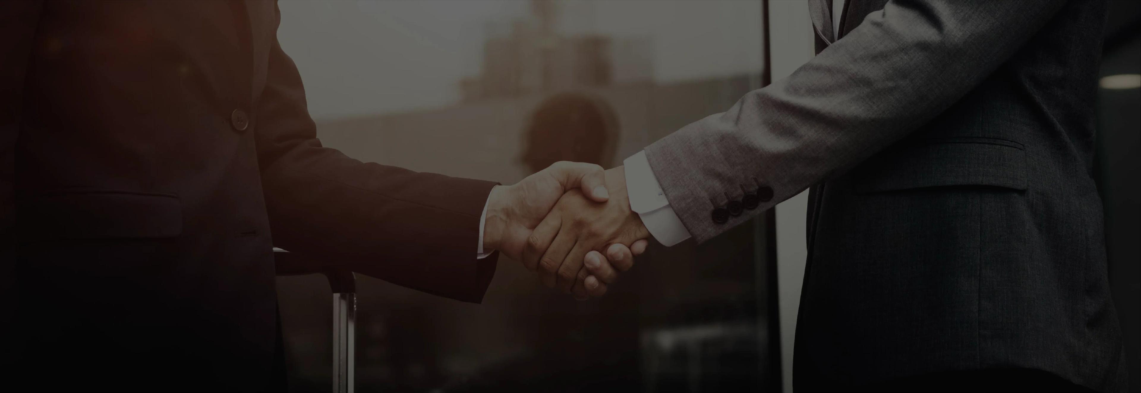 Investor handshake image