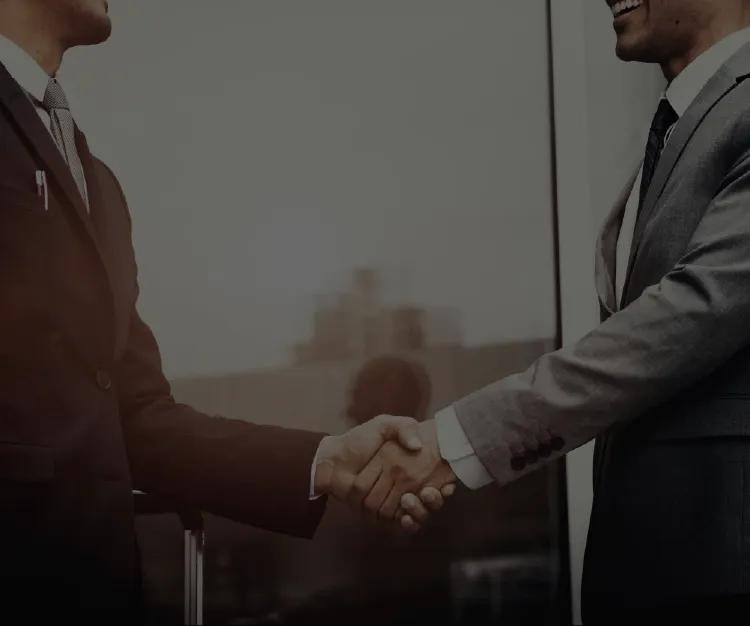 Investor handshake image