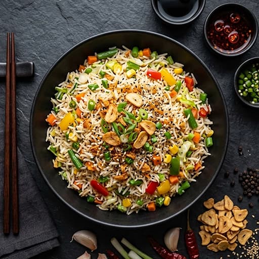 Burnt Garlic Rice
