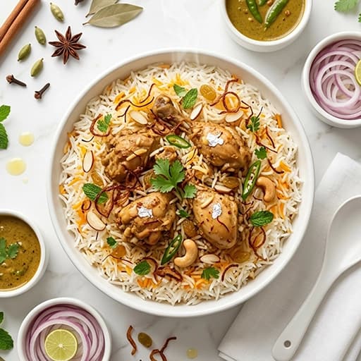 Chicken Biryani cooked by a ChefKart chef