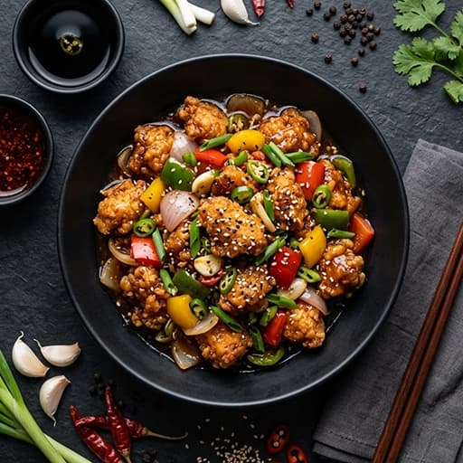 Chicken Manchurian (Dry)