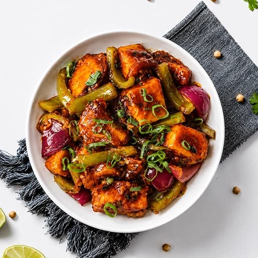 Chilli Paneer (Dry)