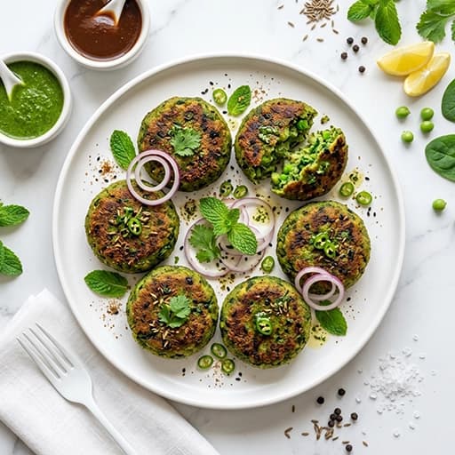 Hara Bhara Kebab (Hariyali Kebab)