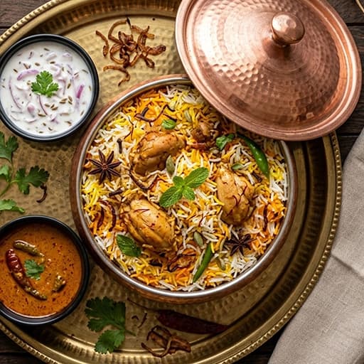 Hyderabadi Chicken Biryani