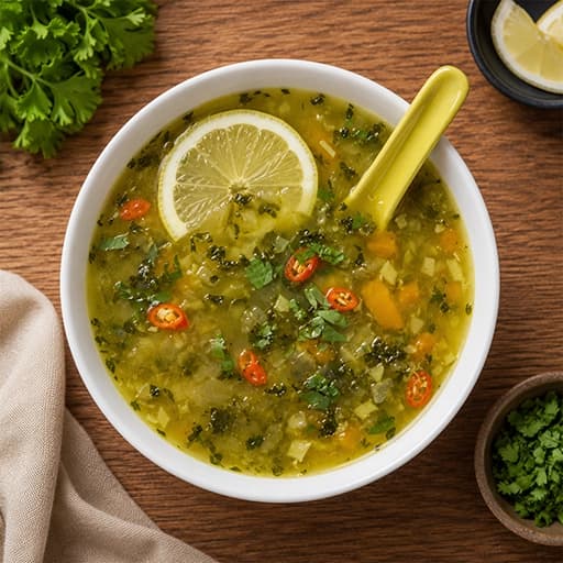 Lemon Coriander Soup