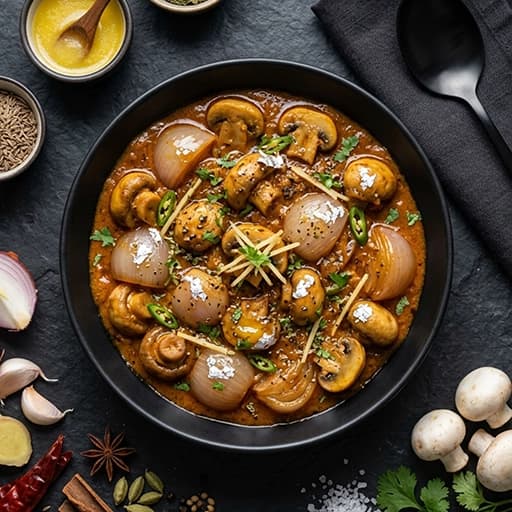 Mushroom Do Pyaza