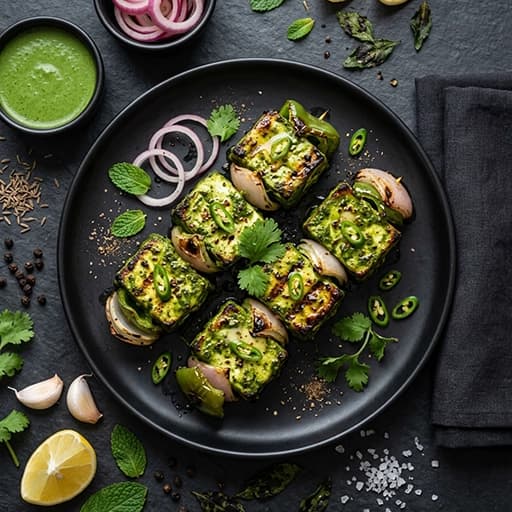 Paneer Hariyali Tikka