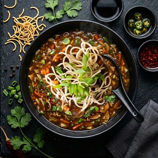 Manchow Soup (Veg)