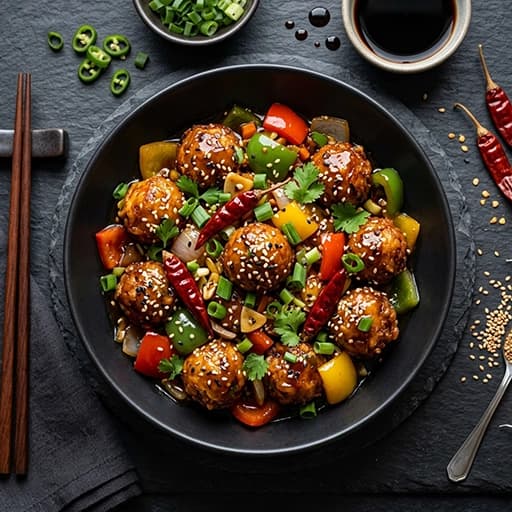 Veg Manchurian (Dry)
