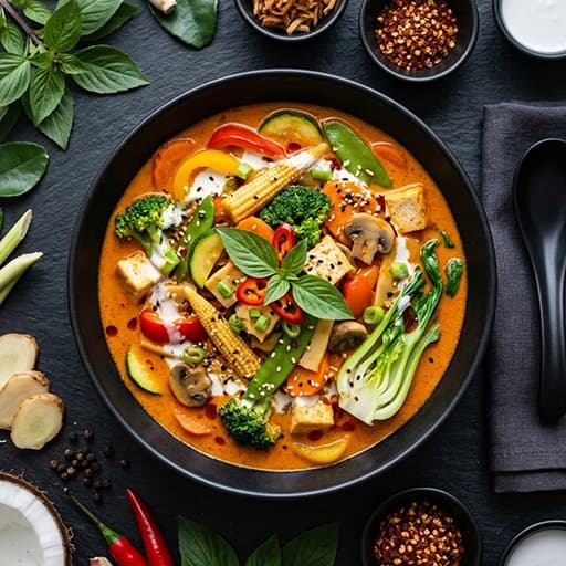 Red Thai Curry (Veg)