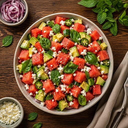 Watermelon Feta Salad