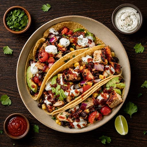 BBQ Chicken Pulled Taco