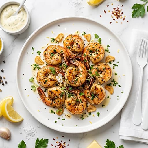 Butter Garlic Prawns