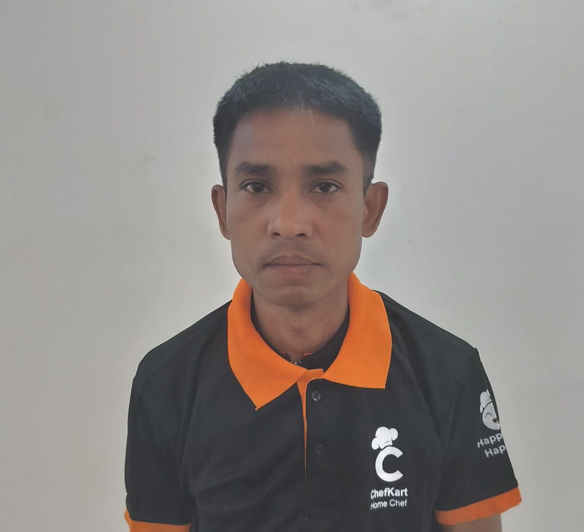 Mr. Raju hazirka, ChefKart cook