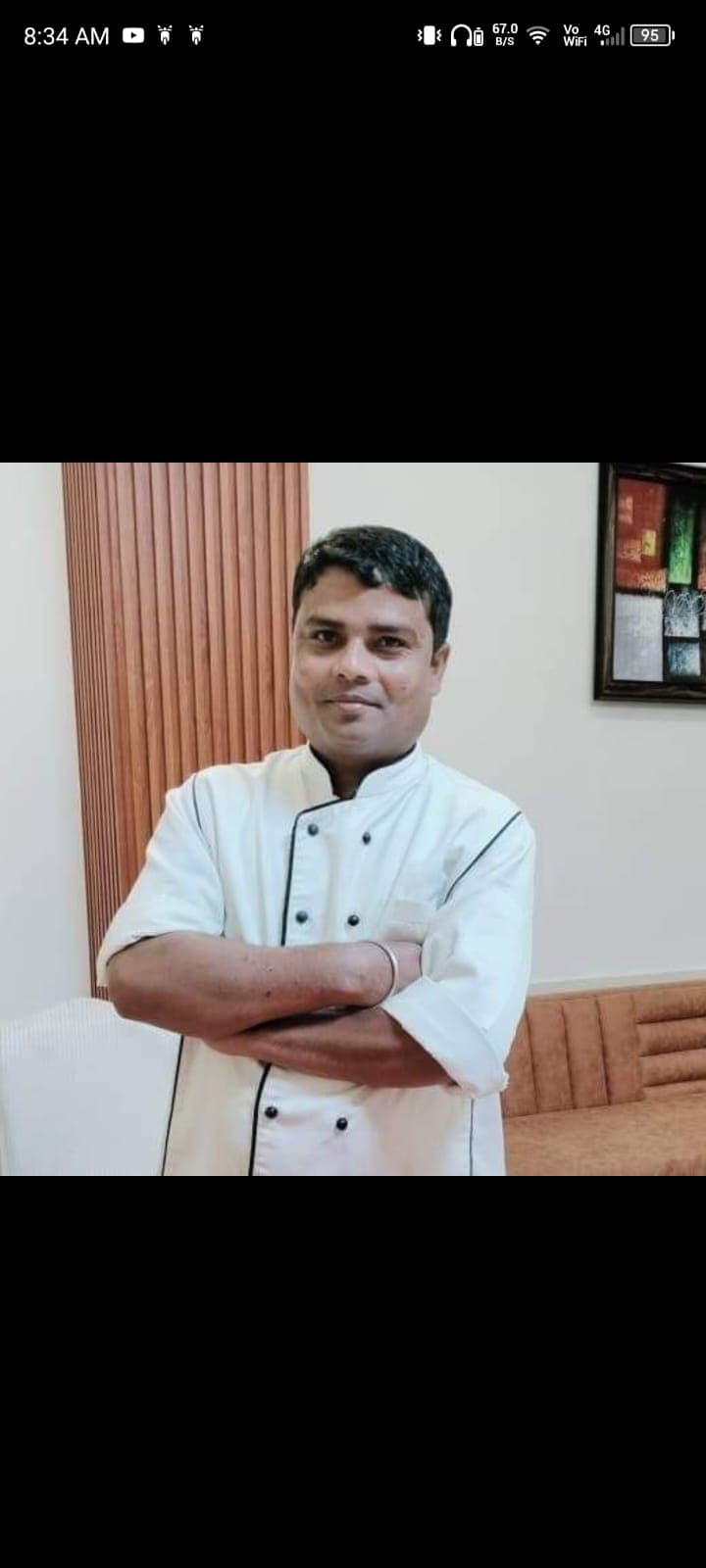 Vinod Kumar, ChefKart cook